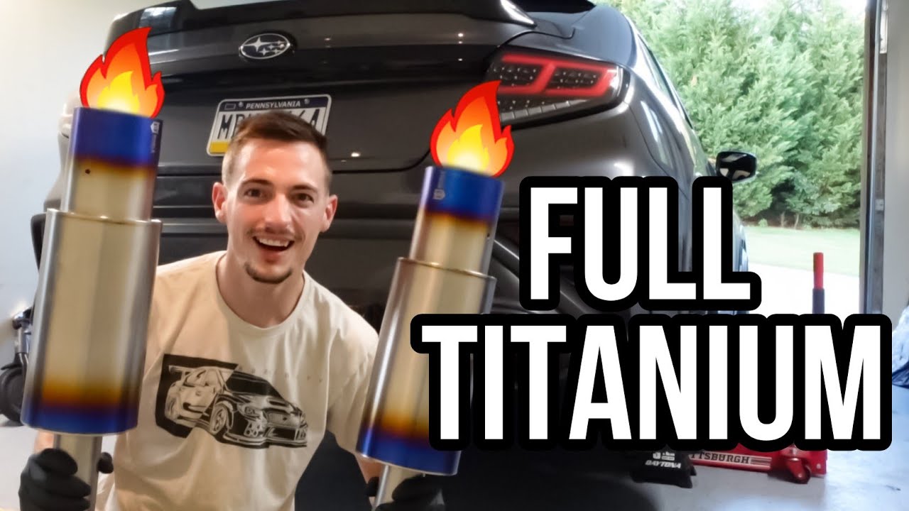 Noble Dual Titanium Exhaust 2022+ WRX