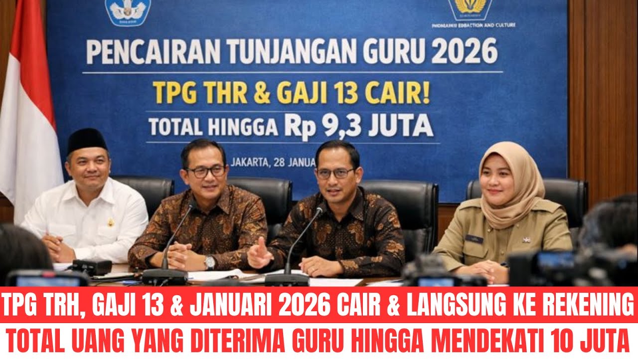 BREAKING NEWS: TPG THR, GAJI 13 DAN TPG JANUARI 2026 CAIR. TOTAL HINGGA 10 JUTA | AL KHOLIF