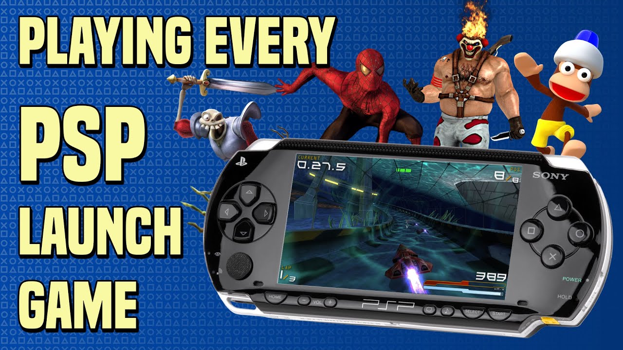 Playing EVERY PSP Launch Game @JEF1