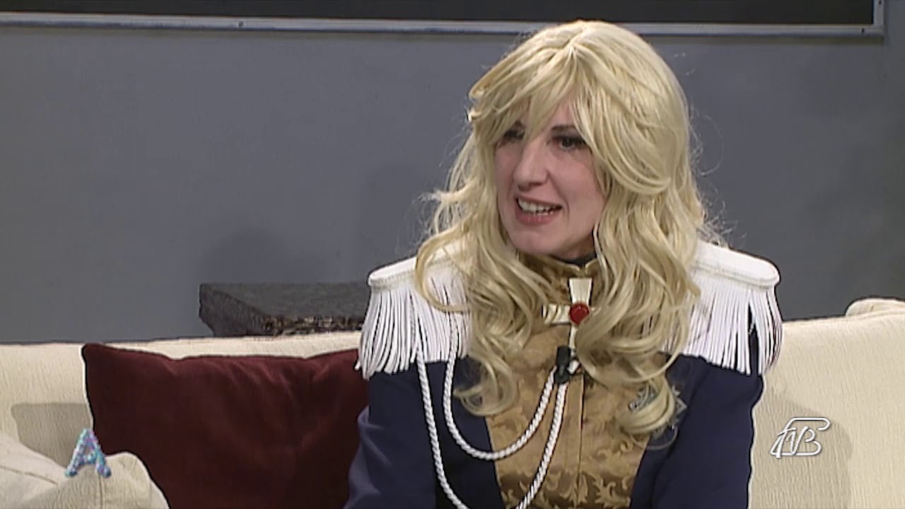 ANGOLI 22/1/2020: LADY OSCAR NELLO STUDIO DI ANGOLI CON LA COSPLAY ROSI DOTTI