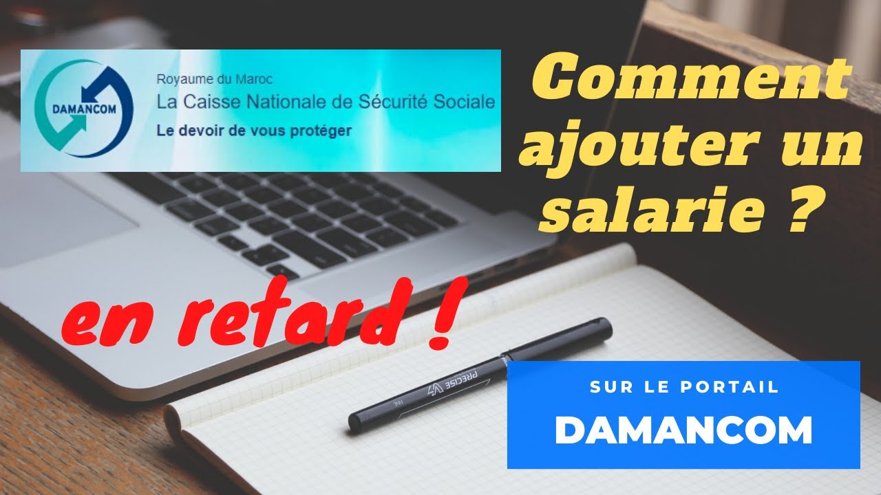 déclaration d'un nouveau salarie en retard sur le portail Damancom