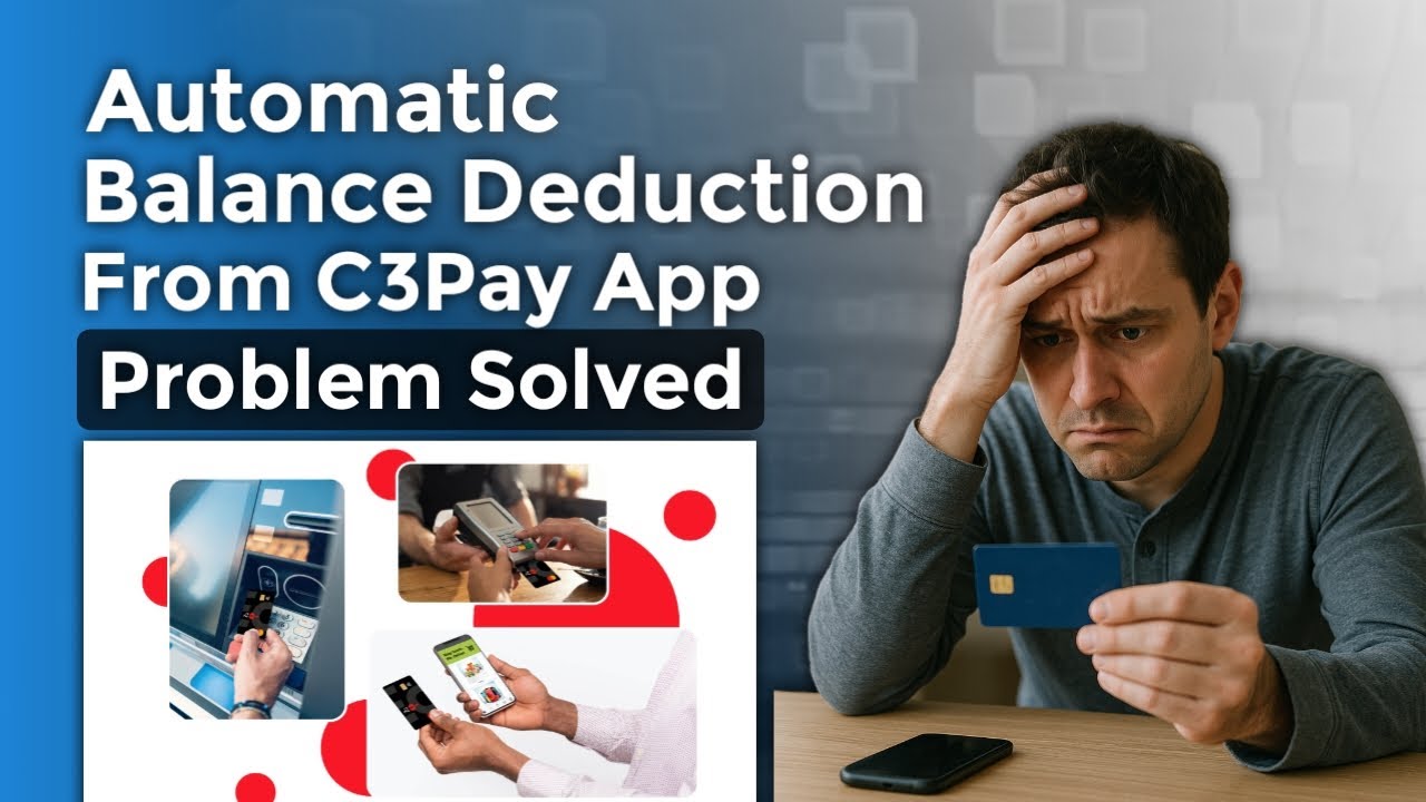 How to Stop Automatic Balance Deductions in C3Pay App | ATM Fees & C3P+ Subscription Explained