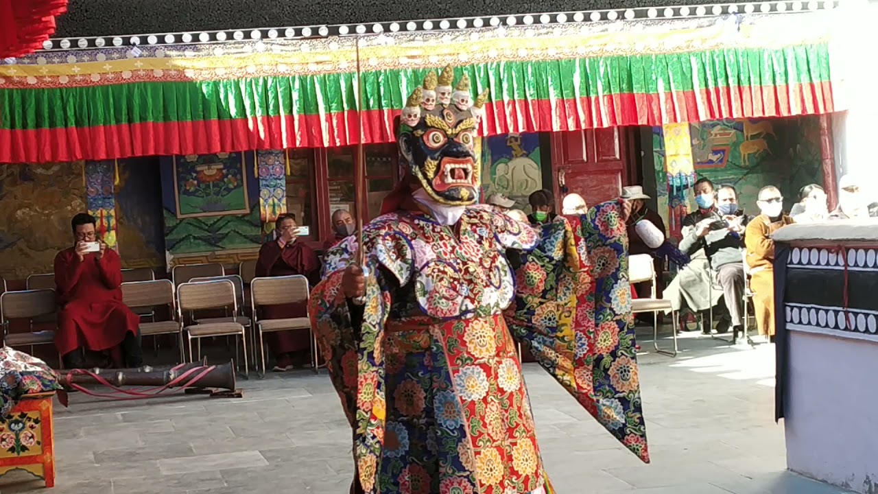 MAHAKALA DANCE | THIKSEY GUSTOR | DAY 1 | MASK DANCE | THIKSEY | LEH LADAKH | STANZIN SS | CHAMS |
