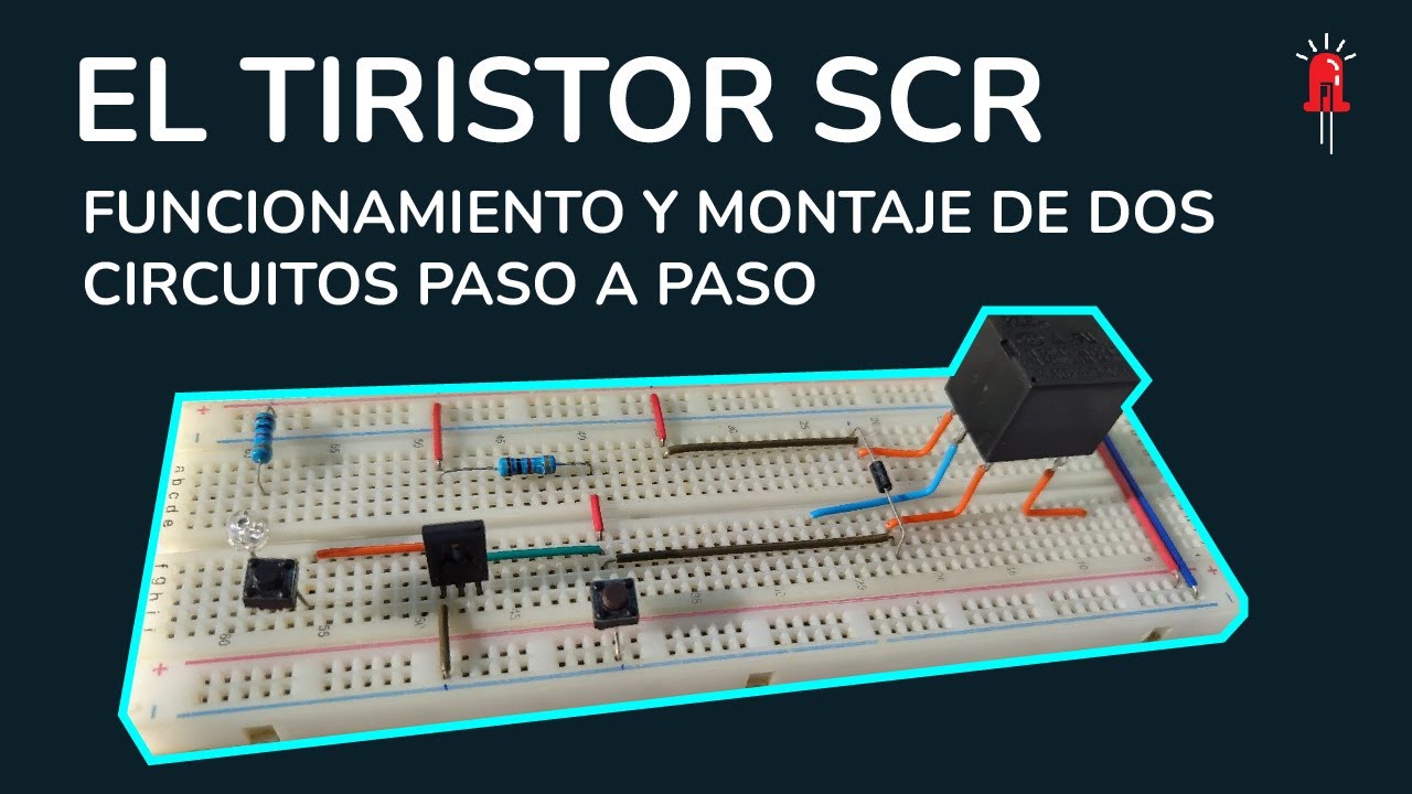 Tiristor SCR y Relé: Solución Inteligente para Iluminación