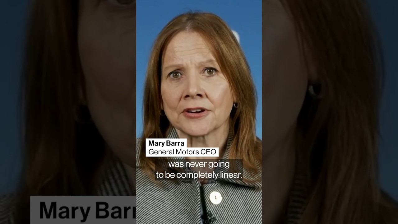 GM CEO says there's been a slowdown of EV adoption 