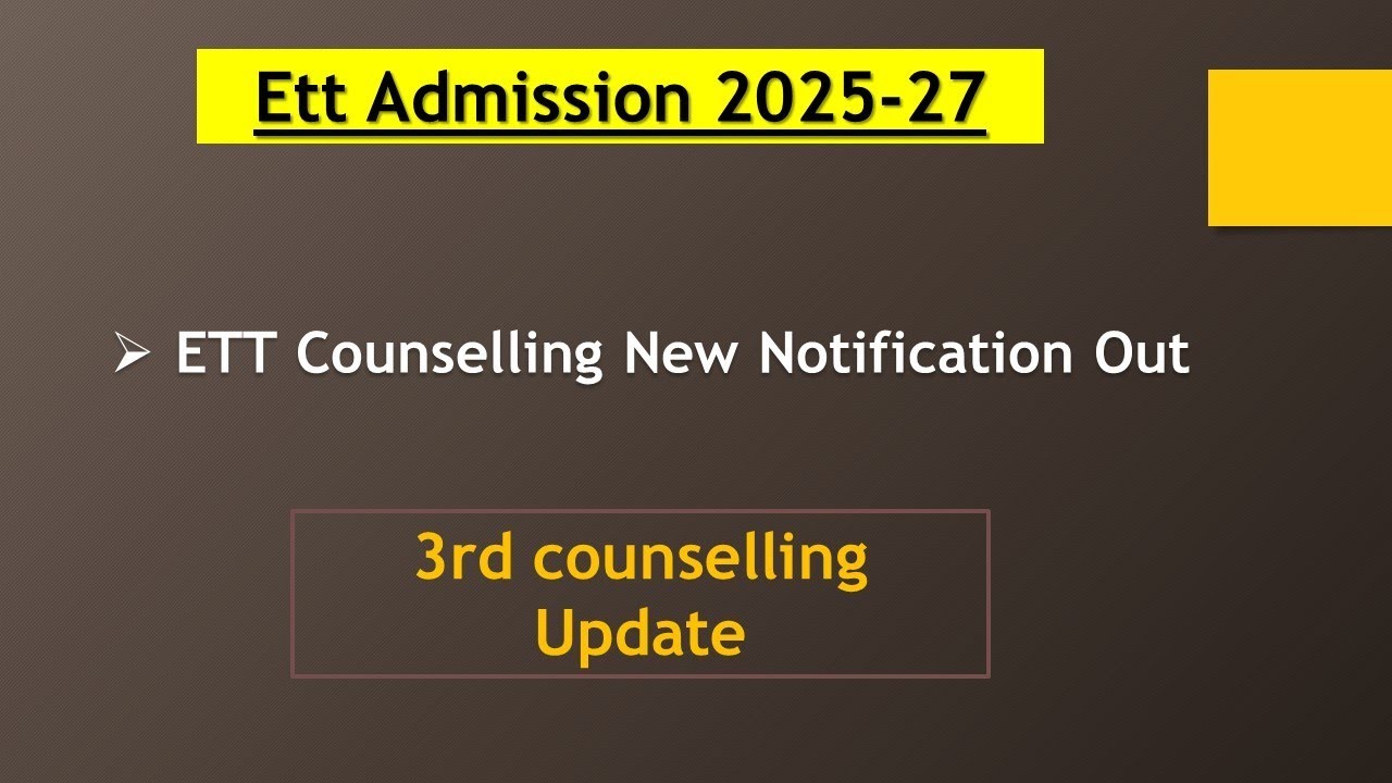 Ett Counselling 2025 | New Update 