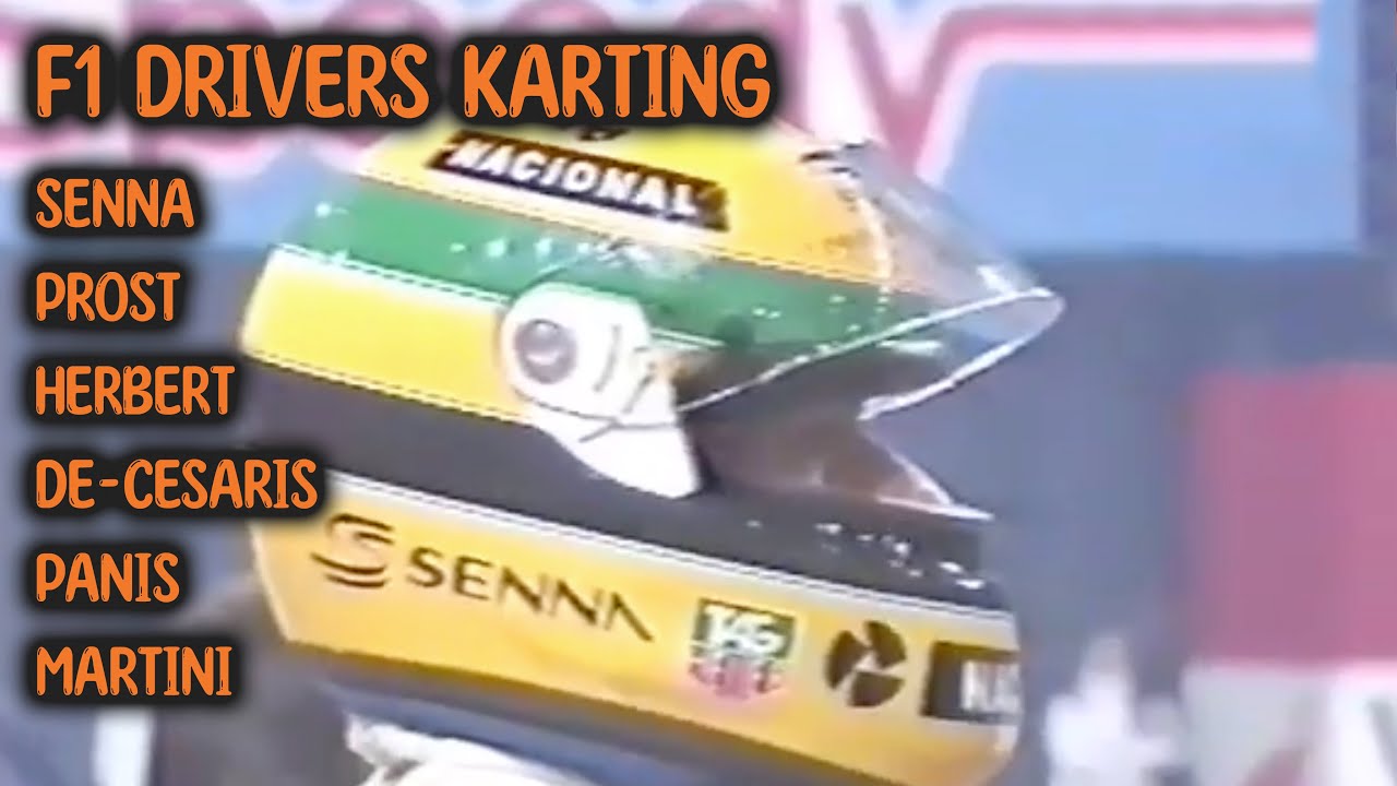 Rare F1 Karting Battle - Senna, Prost, Herbert 1992 - Full Race