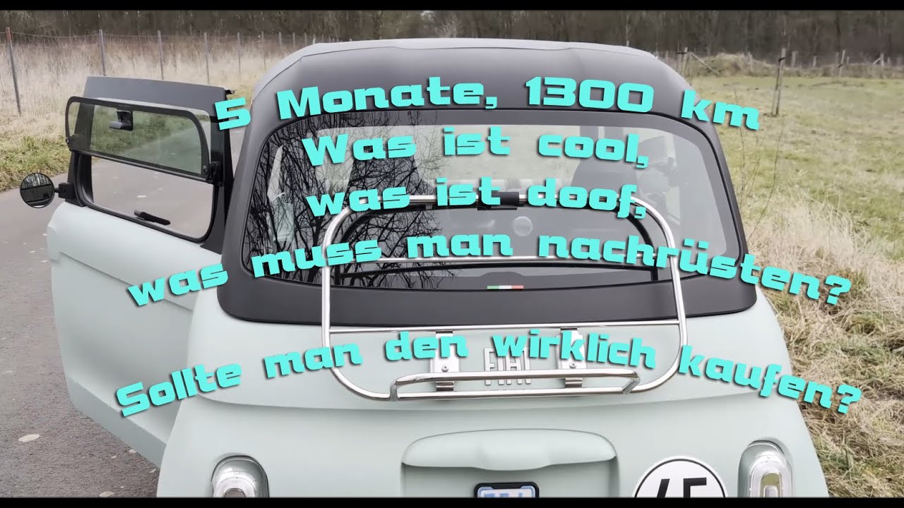 Fiat Topolino nach 1300 km - Review - Top und Flop - Ist das schon ein Auto? 😯