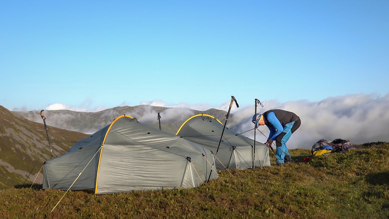 Wild Camping in The Glenshee Hills with two SCARP1 tents
