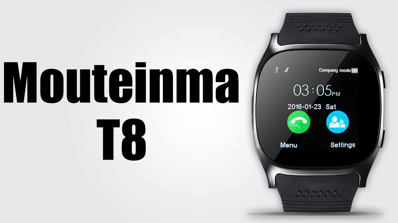 Mouteinma T8 Smart Watch - Pedometer / Fitness Tracker / FM Radio / Camera
