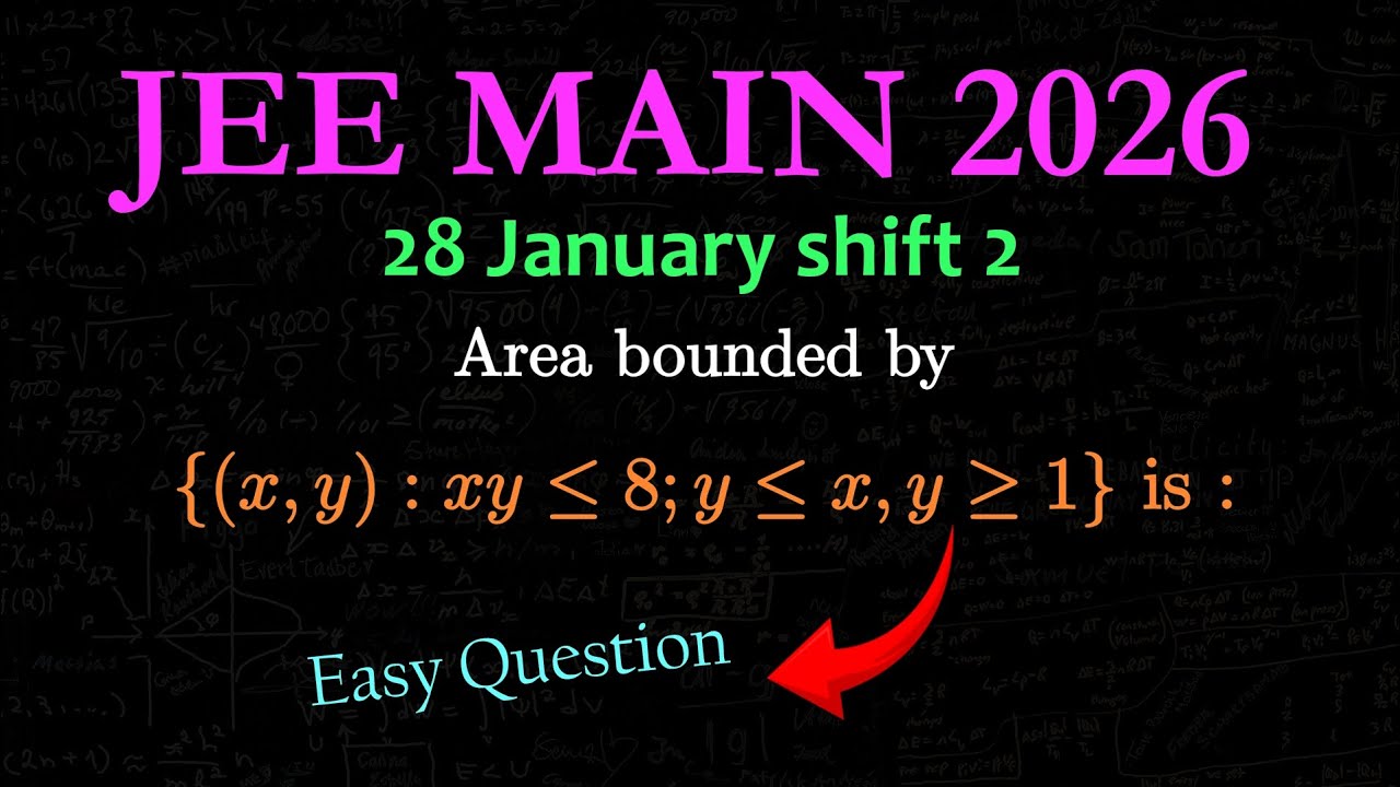 Easiest Question of JEE Mains 2026 28 January shift 2 😯 #jee #maths #integrals 
