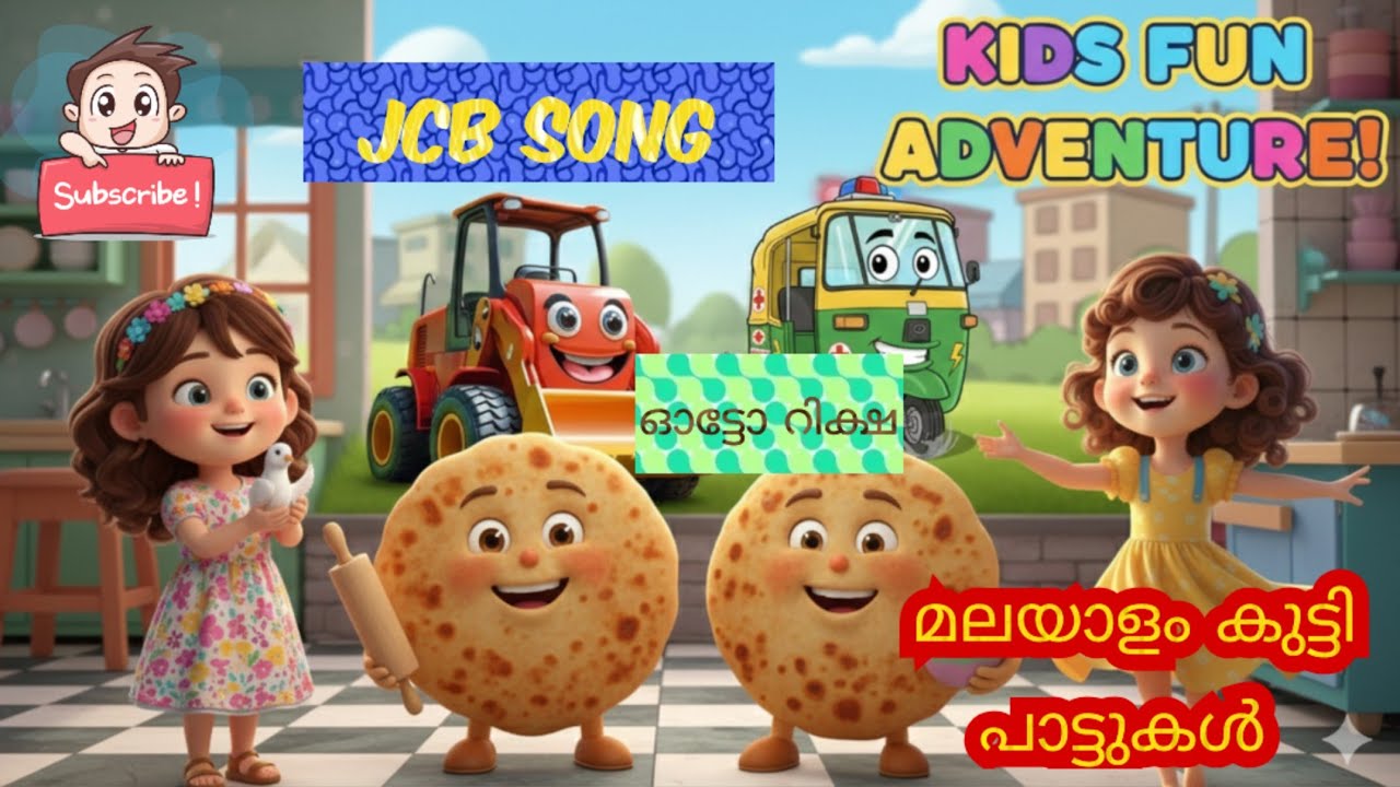 Top Malayalam Kids Songs Collection | Kiyam Kiyam Kuruvi | JCB Song | Pappadam Song | Kochuthumbi