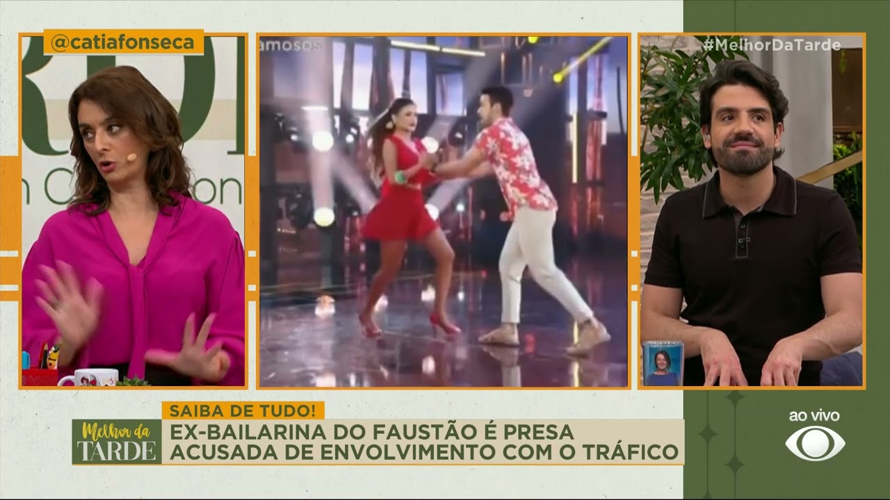 Ex-bailarina do Faustão é presa acusada de envolvimento com o crime