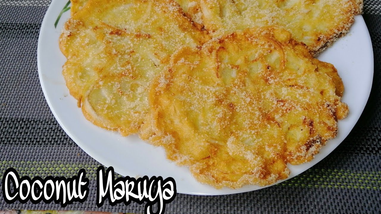 HOW TO COOK COCONUT MARUYA|COCONUT FRITTER