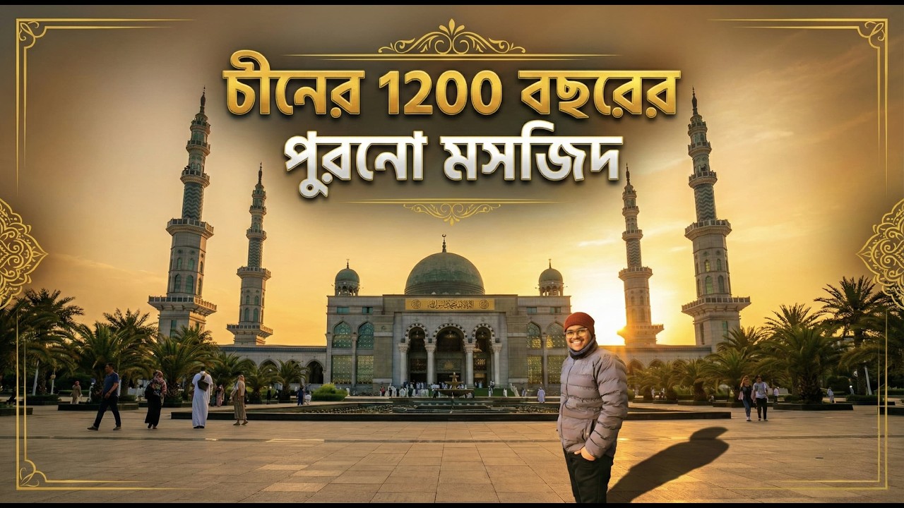 চীনের ১২০০ বছরের পুরোনো মসজিদ | The Great Mosque Of Xi'an | Xi'an Muslim Street