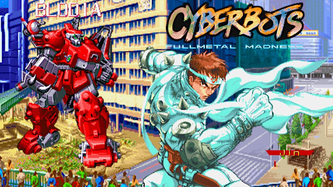 ⚙️ Cyberbots: Full Metal Madness – Jin Saotome & BX-02 BLODIA (Arcade)サイバーボッツ – ジン・サオトメ ＆ ブロディア