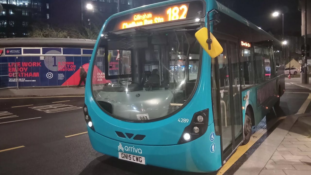 Arriva Kent & Surrey | GN15 CWG 4289 | Wright Streetlite DF | 182 To Twydall Beechings Green