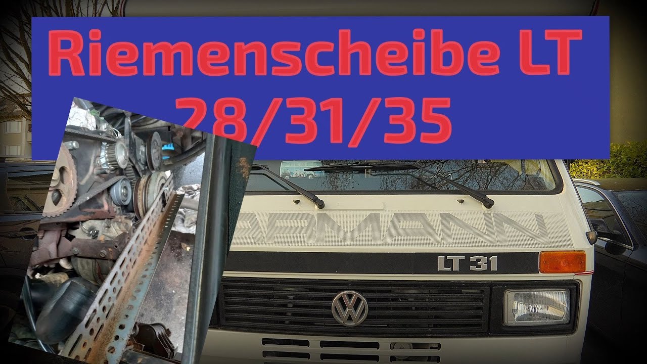 LT28/31/35 Diesel Riemenscheibe demontieren