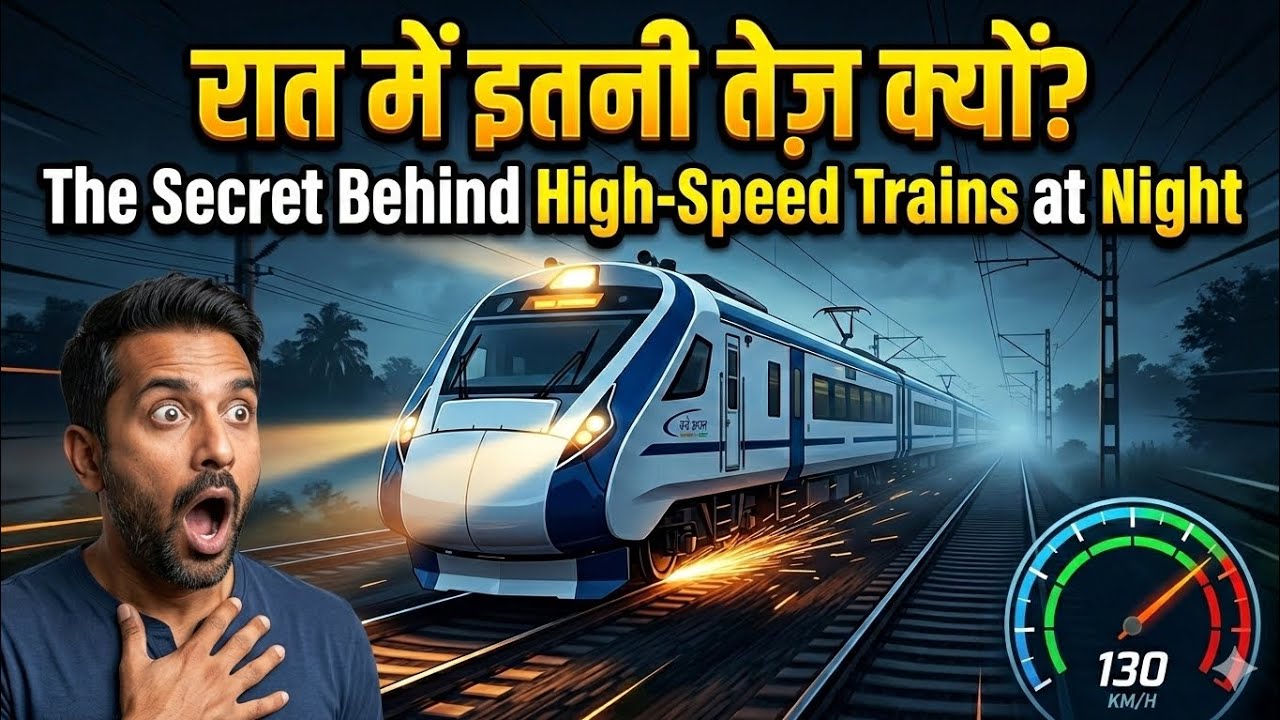 Why Trains Run Faster at Night? रात की स्पीड का असली साइंस?