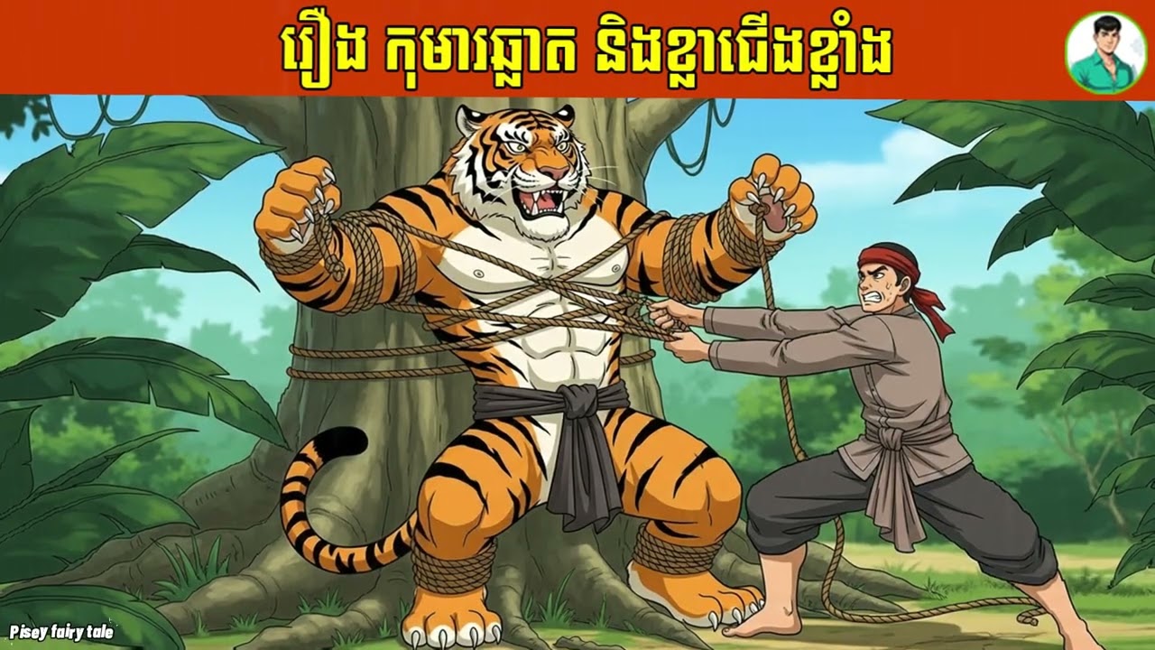 Ep19 | រឿងកុមារឆ្លាត និងខ្លាចាស់ជើងខ្លាំង | Pisey Fairy tale