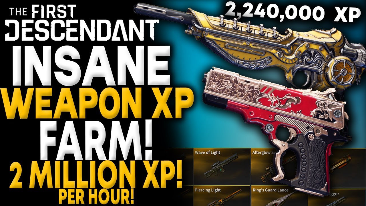 The First Descendant - FASTEST WEAPON XP FARM [2 Million XP an HOUR] - The Best Weapon XP FARM