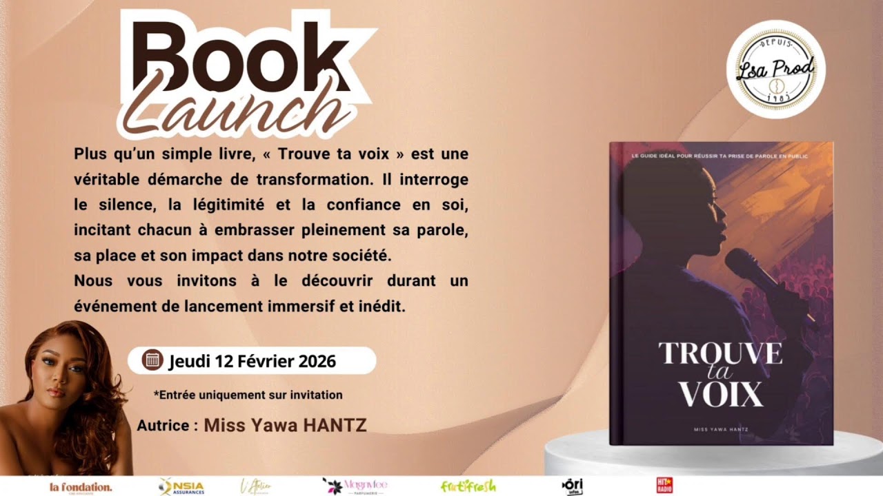 Lancemant de l'ouvrage : OUVRE TA VOIX
