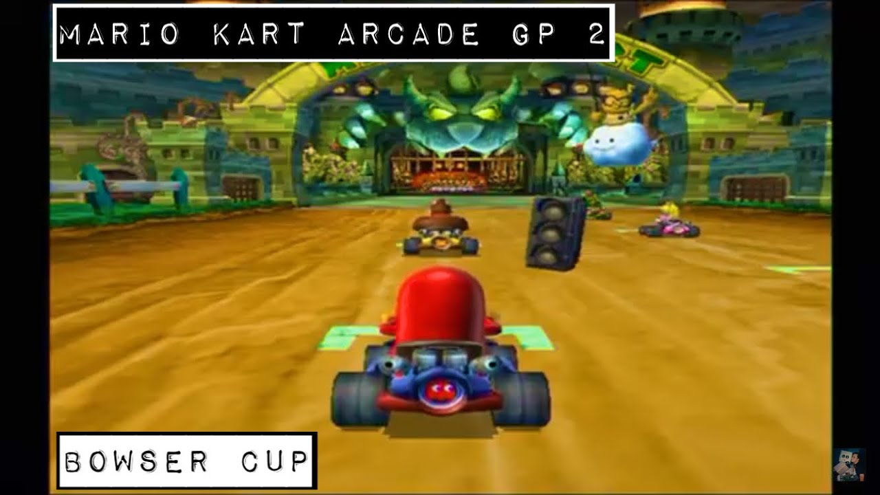 Mario Kart Arcade GP 2 - Bowser Cup - Playthrough 100cc