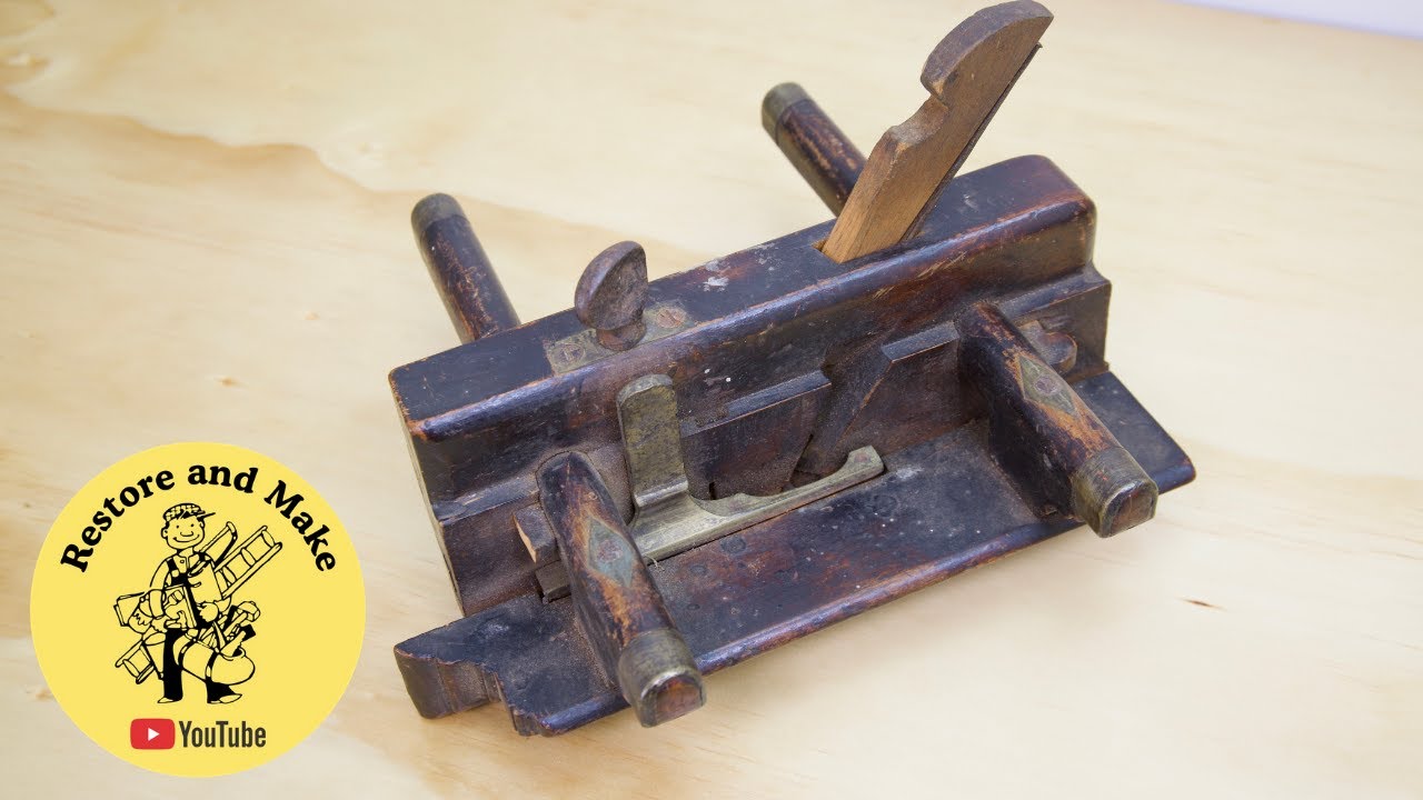 1800's Antique Plane Restoration - ASMR Version of this Beautiful Vintage Tool being Restored