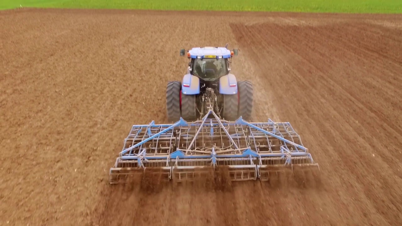 New Holland T6080 | Vibroculteur Carré | Préparation de sol 2018