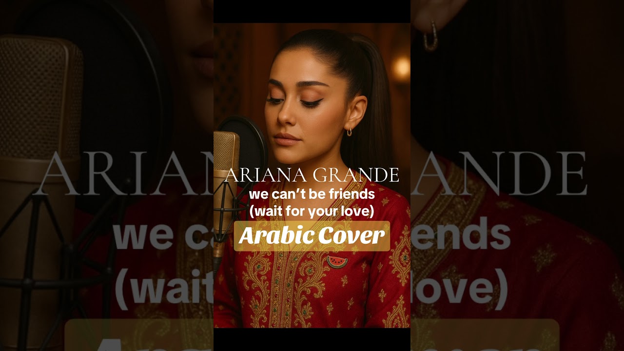 Arabic version of Ariana Grande -  we can’t be friends (wait for your love) #shorts #arianagrande