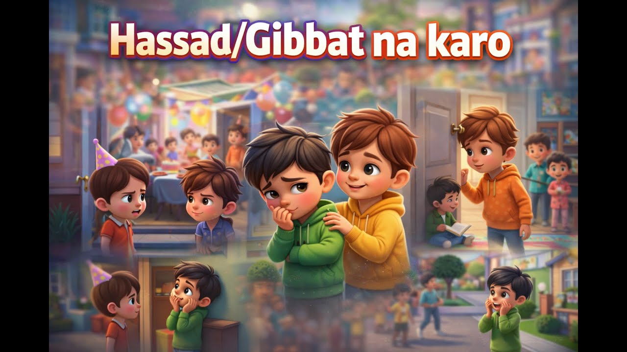 🌟 Hassad and Gibbat – Moral Story for Kids