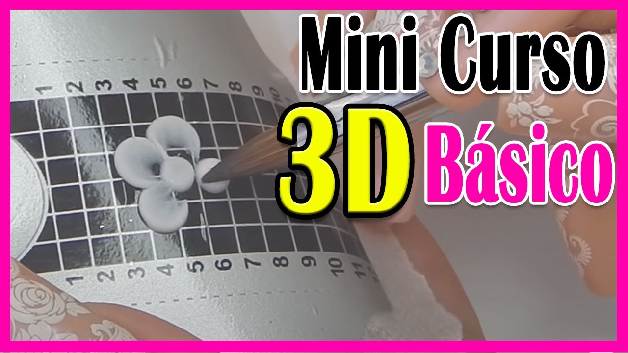 👉MINI CURSO BÁSICOS para 3D (PRINCIPIANTES paso a paso)💓 Uñas Acrílicas