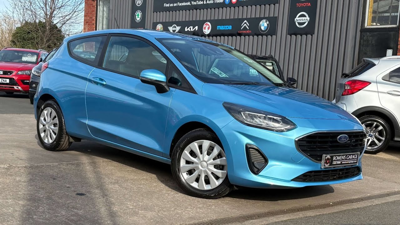 2022 (22) Ford Fiesta Trend 1.0 T 3Dr in Boundless Blue. 5k Miles. 1 Owner. Car Play. DAB. £12,500