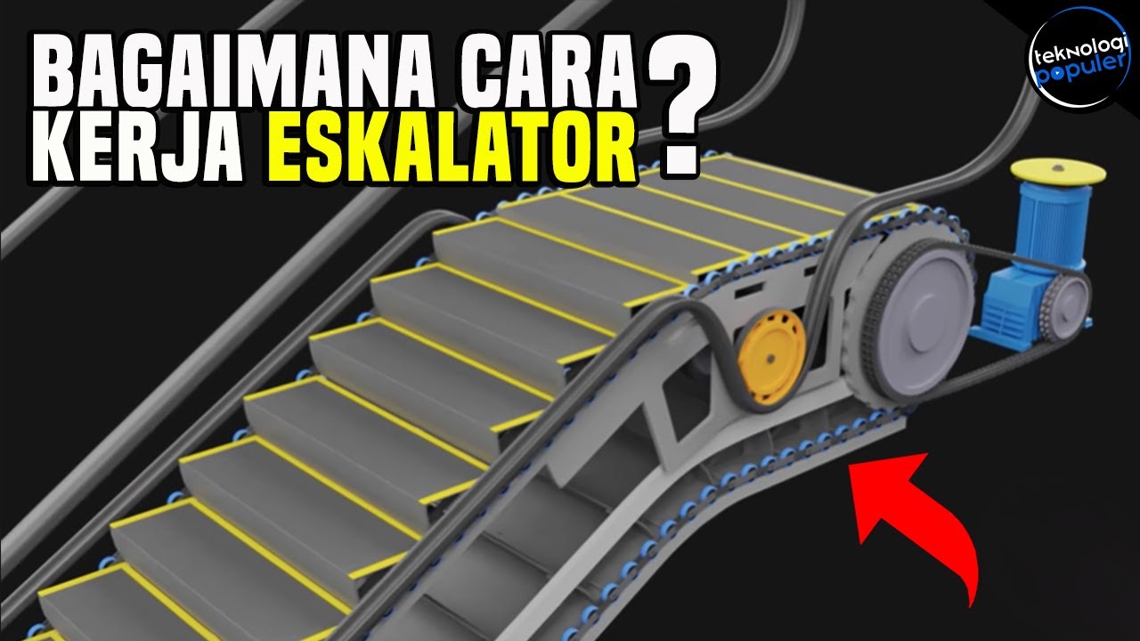 Cara Kerja Eskalator Yang Jarang di Ketahu