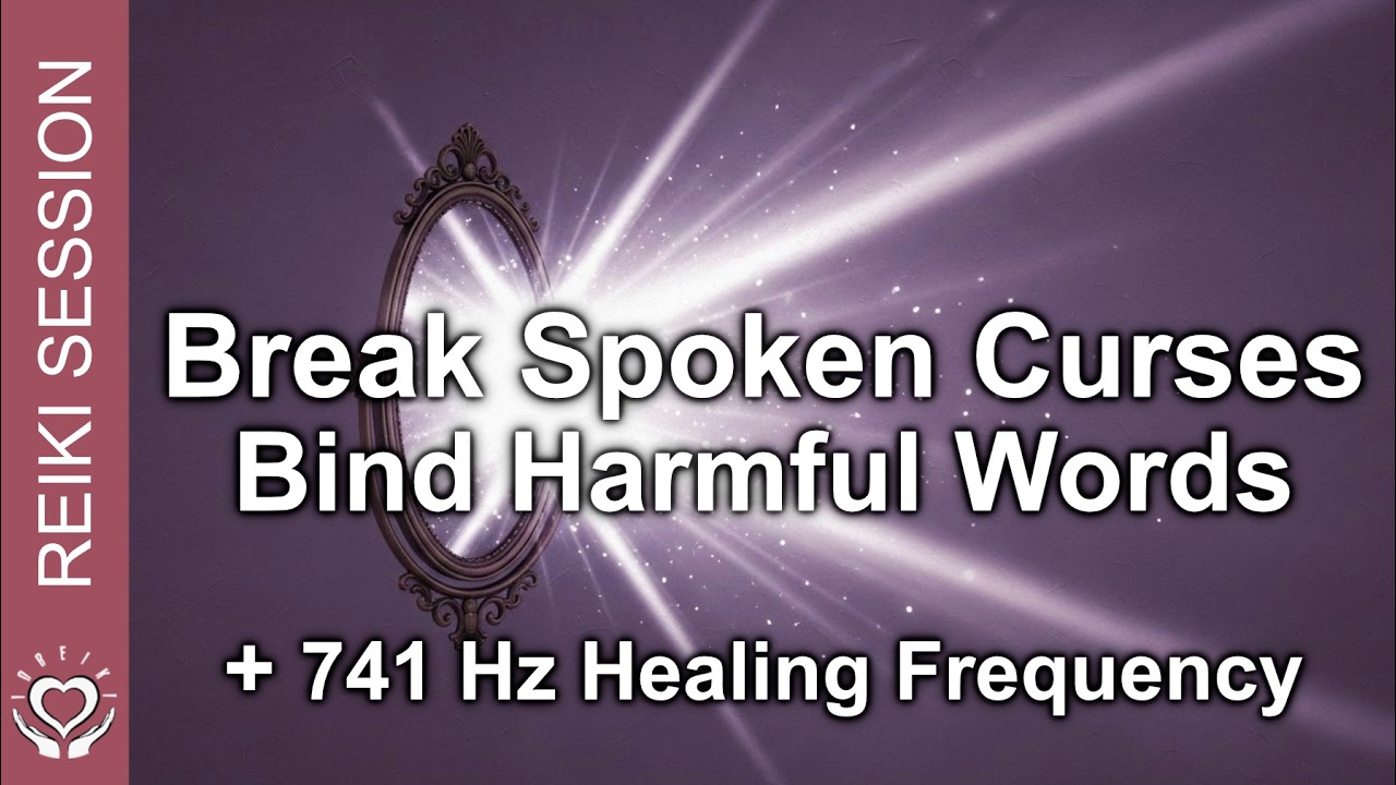 Reiki 741 Hz Break Spoken Curses &bull; Bind Harmful Spells, Toxic Words, Insults, & Negative Speech