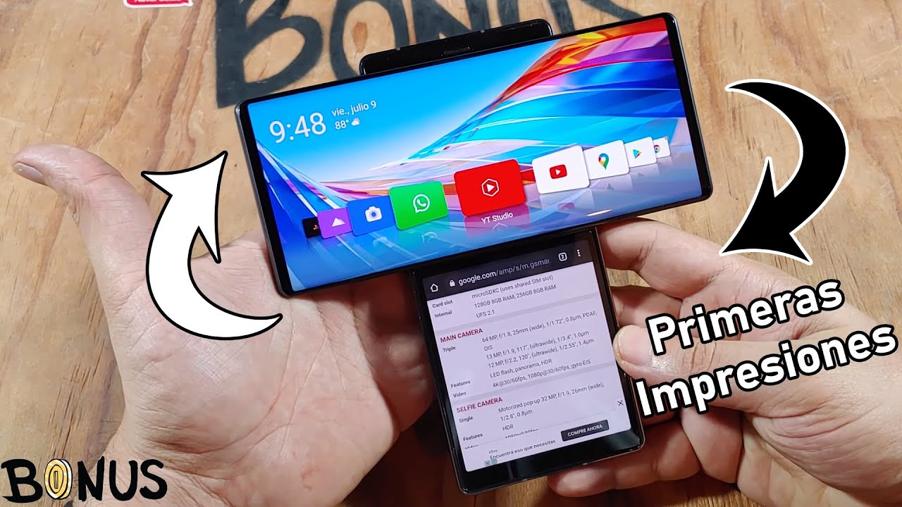LG WING : Primeras Impresiones... (Post Mortem).  Por fin un equipo divertido.