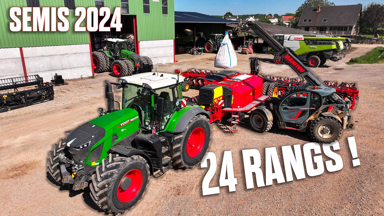 😱 Le + GROS SEMOIR JUMELÉS Väderstad 24 RANGS de FRANCE + FENDT 942 JUMELÉS INTÉGRAL en CTF ! 💪
