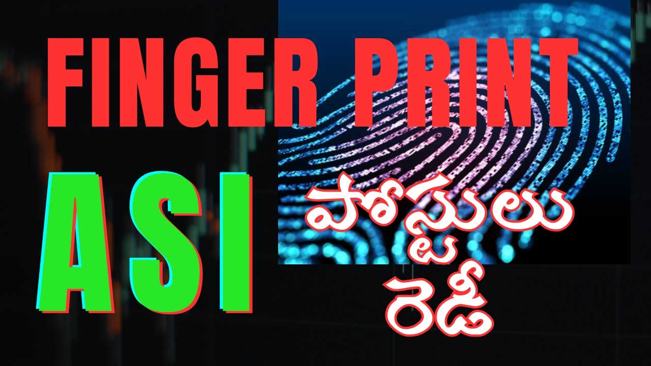TGPRB ASI Finger Print Bureau Notification 2026 | Vacancy Details Explained | Eligibility, Pay