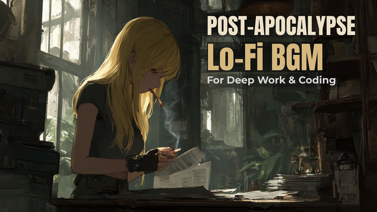 Post-Apocalyptic Workspace - Quiet Ambient for Deep Concentration and Work