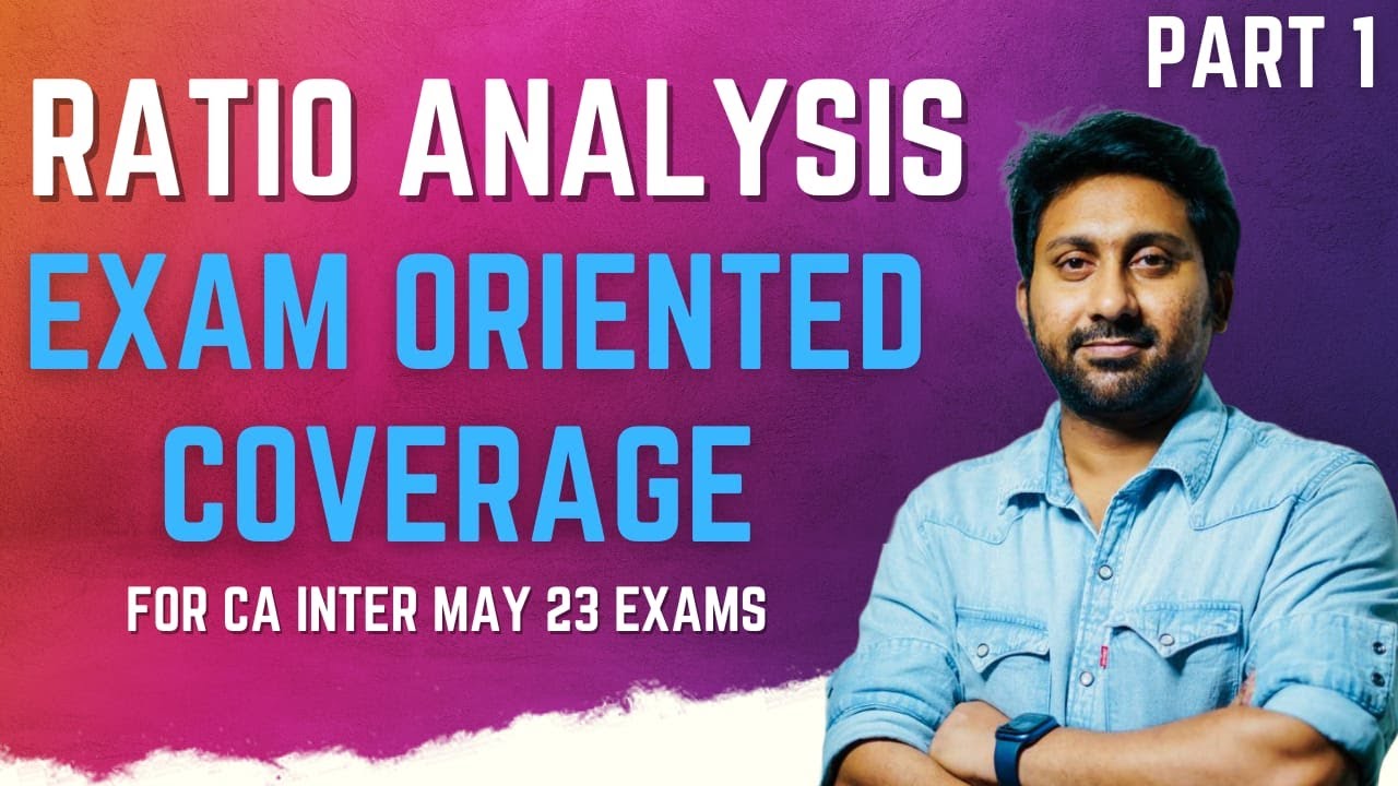 RATIOS ANALYSIS (PART 1) #cainter #cainterfm #financialmanagement #caexams