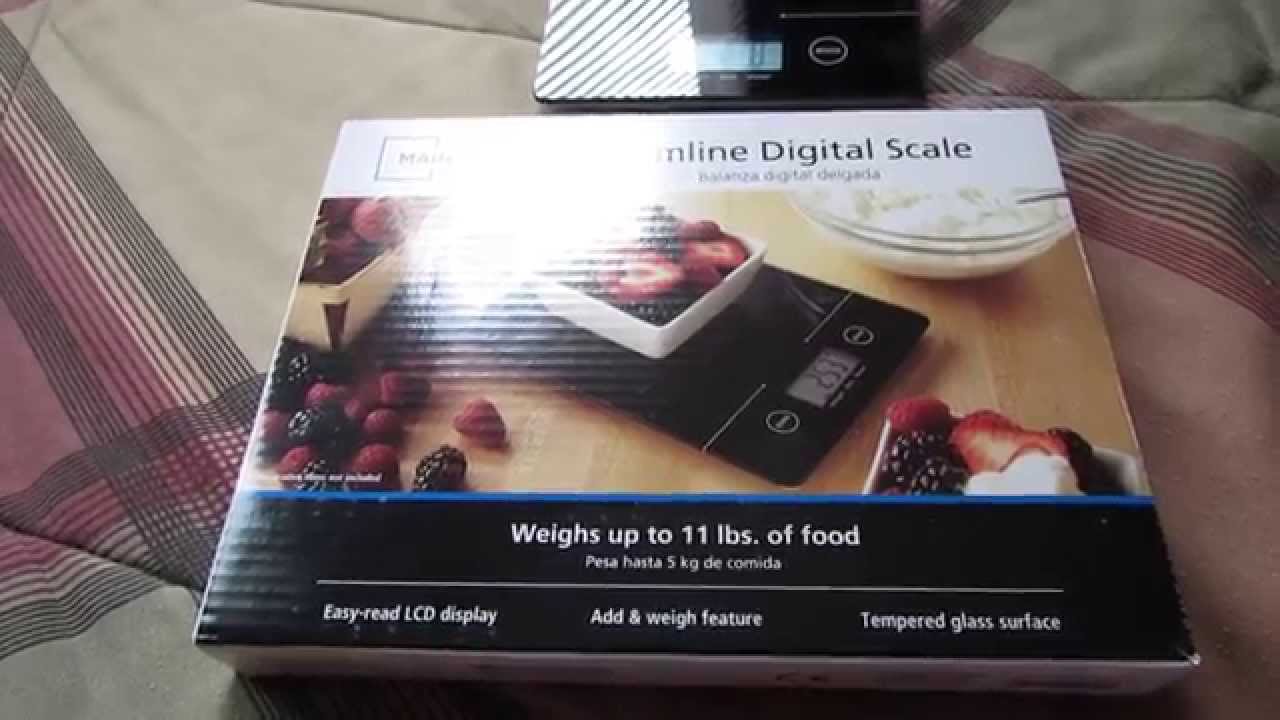 Mainstays Slimeline Digital Scale Review Model EK9150K.