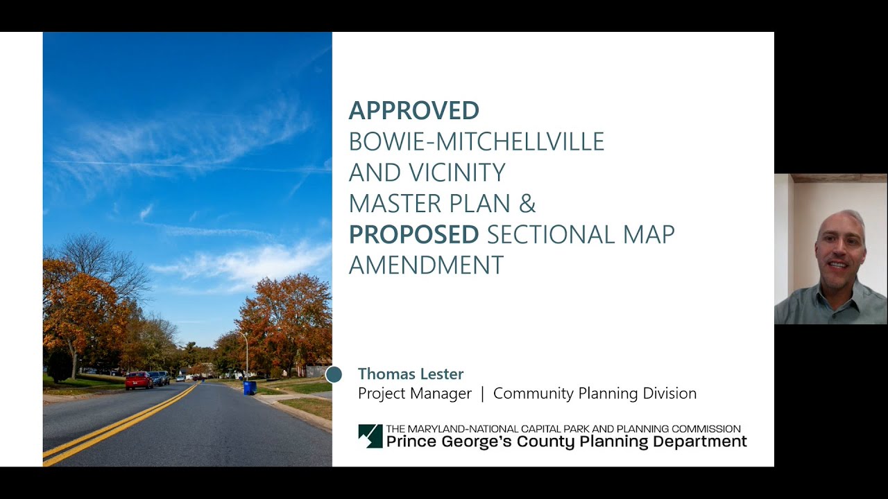 Approved Bowie-Mitchellville and Vicinity Master Plan & Proposed Sectional Map Amendment
