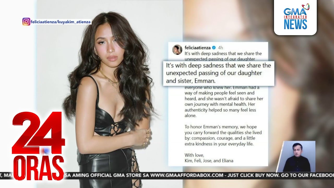 Social media personality Emman Atienza, pumanaw sa edad na 19 | 24 Oras