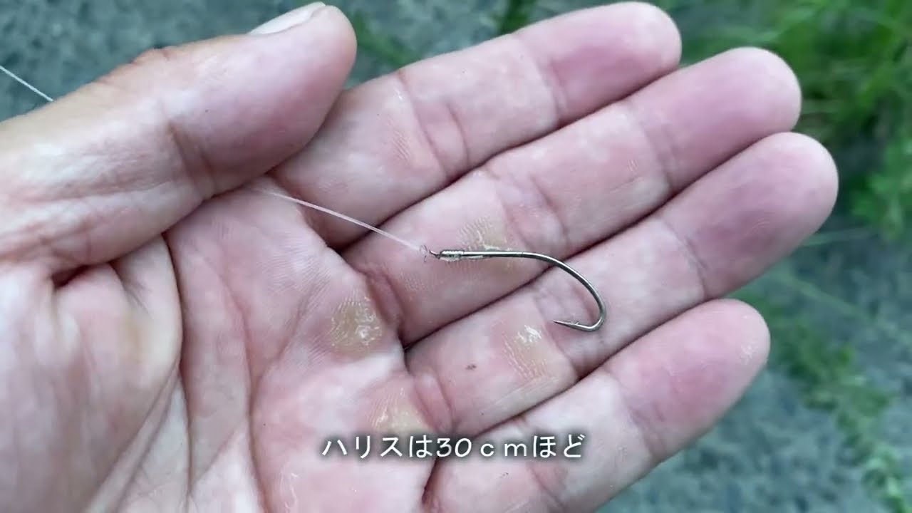 【うなぎ釣り】こんなタックルと仕掛けです。