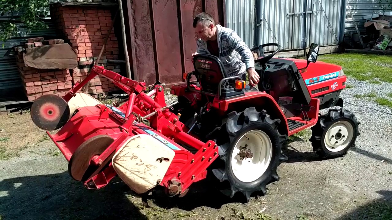 Продам. Японский мини трактор Yanmar Ke 3, 4WD.