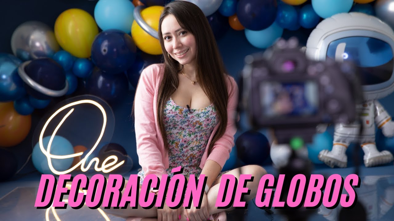 Cómo hacer una DECORACIÓN de GLOBOS, que colores utilizo para una GUIRNALDA de GLOBOS