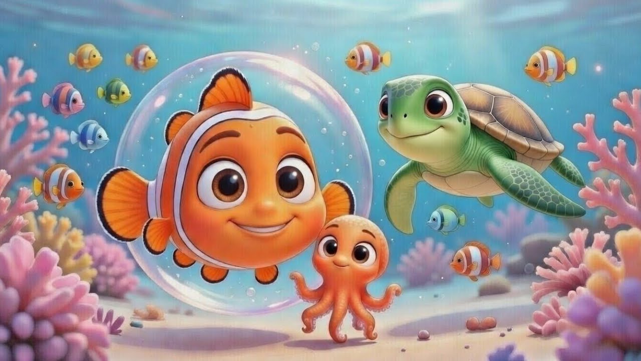 Under the Sea Adventure 🐠🌊 | Baby Ocean Song | Kids Rhymes