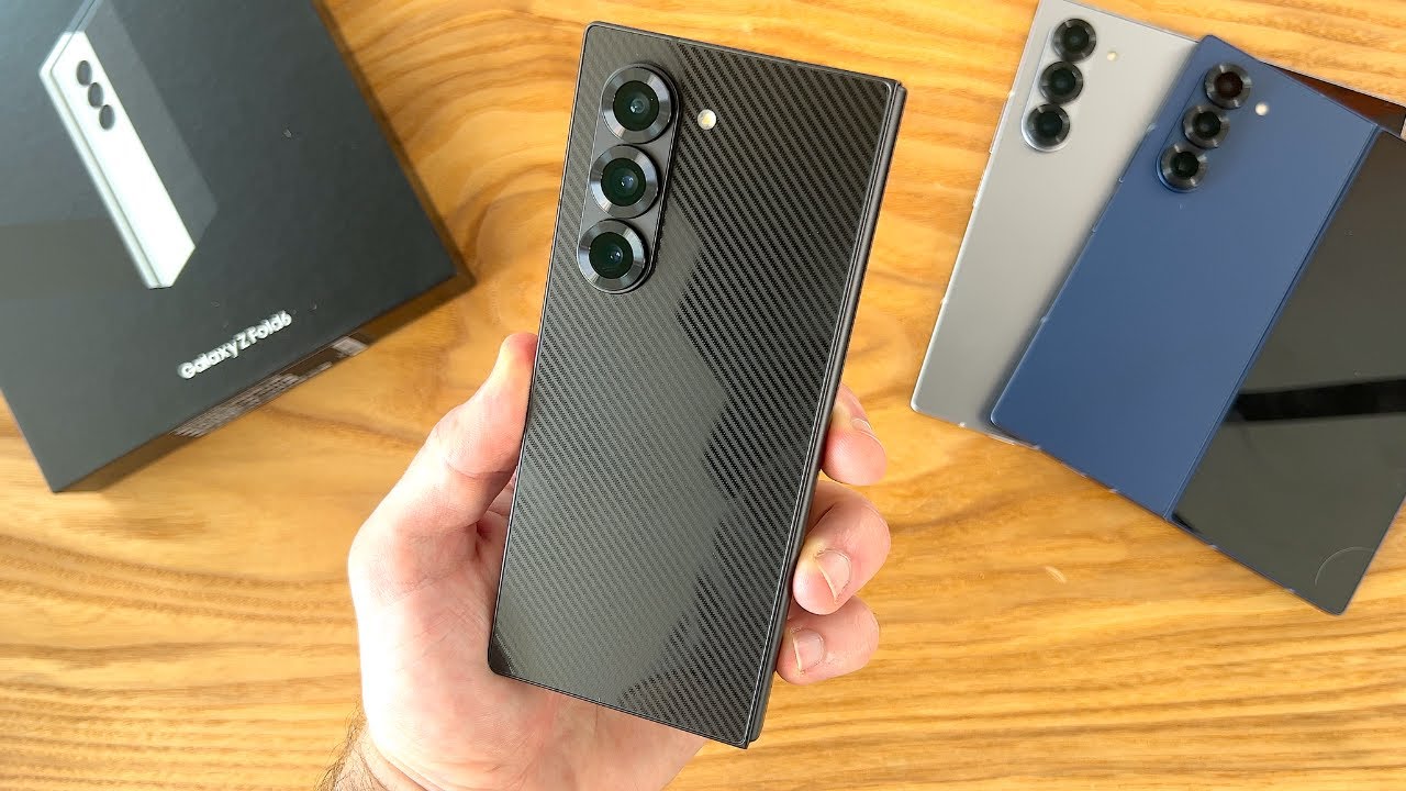 Распаковка и первые впечатления от Samsung Galaxy Z Fold 6 (Crafted Black)!