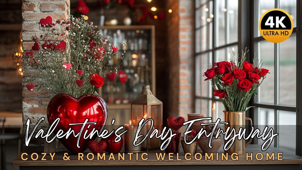 🌹Cozy & Romantic: Valentine's Day Entryway Decor Ideas for a Welcoming Home
