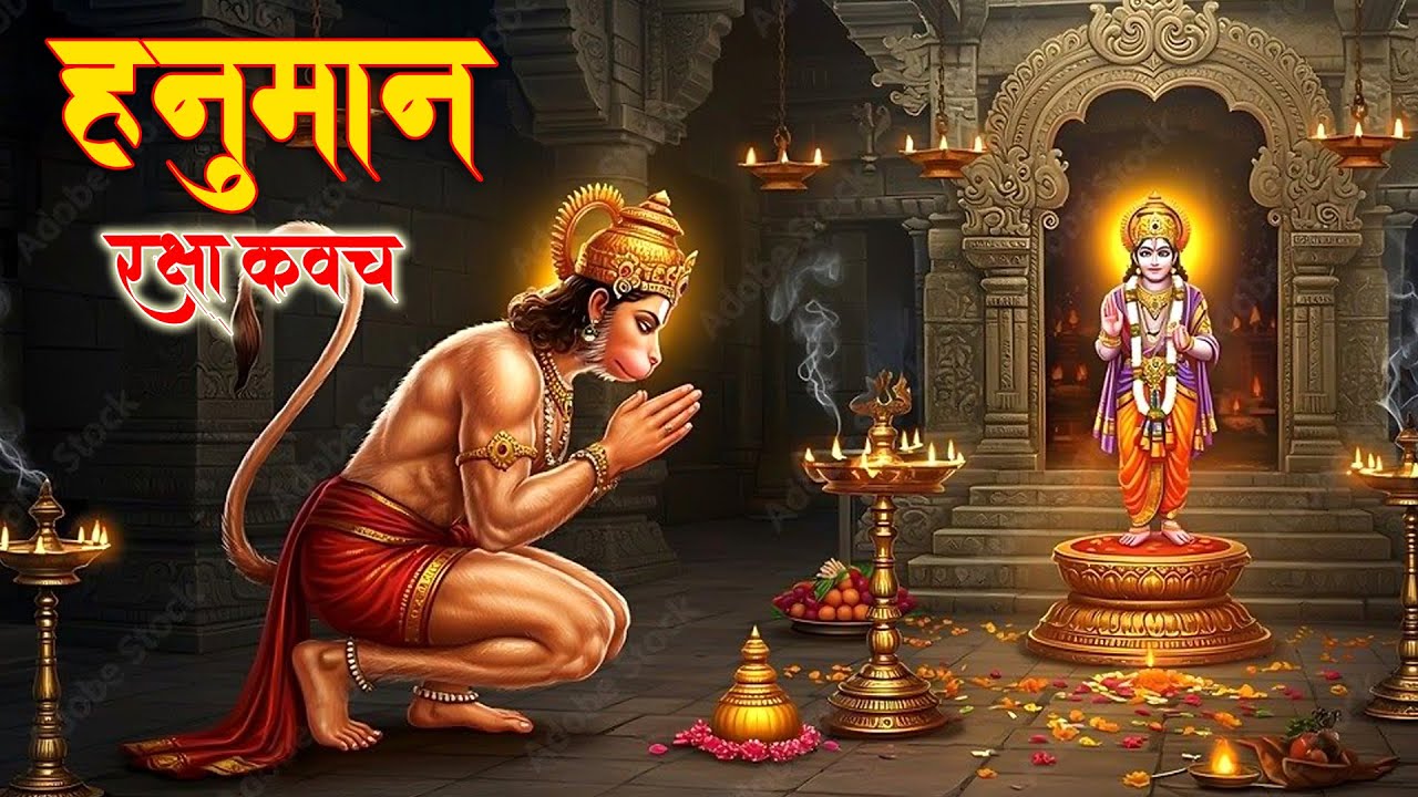 हनुमान रक्षा कवच / hanuman raksha kavach /संकटमोचन हनुमान भजन | Powerful Hanuman Bhajan